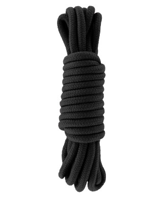 Wiązania-BONDAGE ROPE 5 METER BLACK