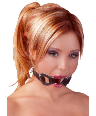 Otwarty knebel pierścień bdsm sex oralny bondage