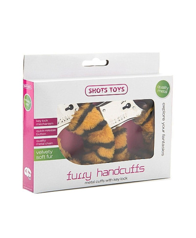 Furry Handcuffs - Tiger