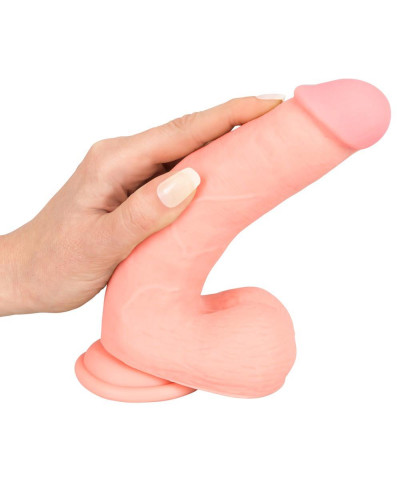 Duże grube dildo jak żywy penis na przyssawce 20cm