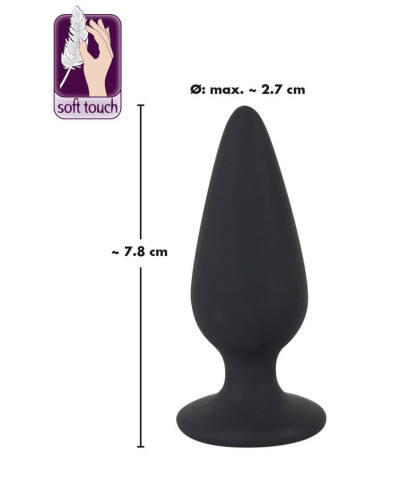 Zatyczka analna korek silikonowy sex plug mały 7cm