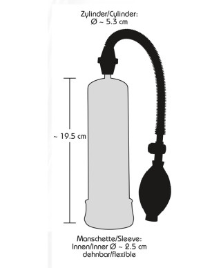 Powiększajaca pompka do penisa członka próżniowa