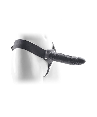 Wibrujący penis z pilotem strapon pusty sex 22cm