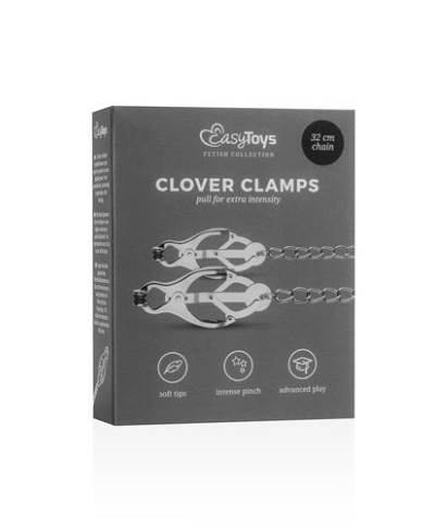 Stymulator-Japanese Clover Clamps With Chain