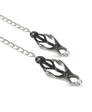 Stymulator-Japanese Clover Clamps With Chain