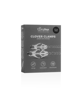 Stymulator-Japanese Clover Clamps With Chain