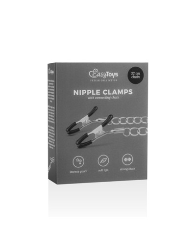 Zaciski na sutki Classic Nipple Clamps With Chain