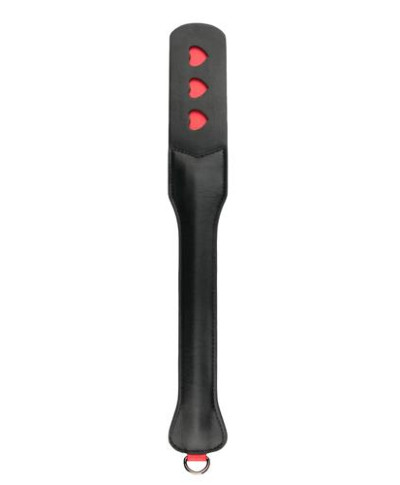 Pejcz-Long Leather Paddle With Heart
