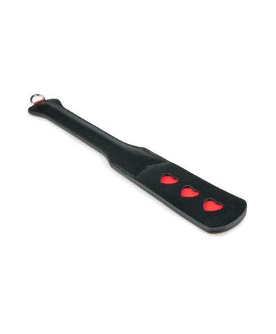 Pejcz-Long Leather Paddle With Heart