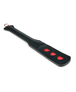 Pejcz-Long Leather Paddle With Heart