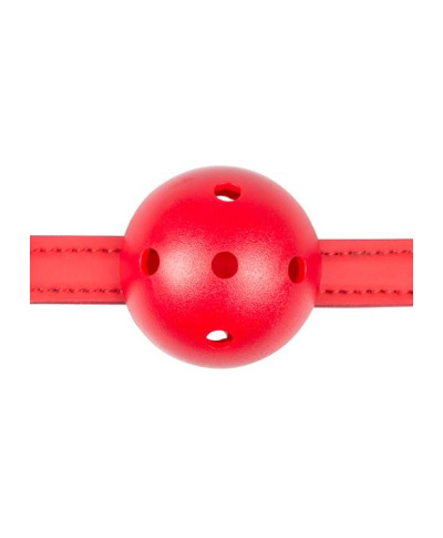 Knebel-Ball Gag With PVC Ball - Red