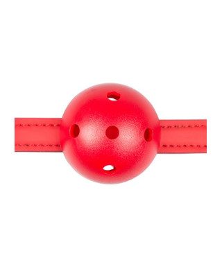 Knebel-Ball Gag With PVC Ball - Red