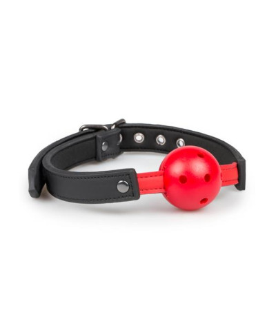 Knebel-Ball Gag With PVC Ball - Red