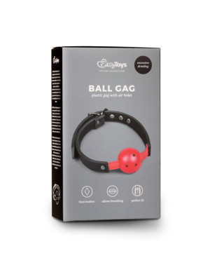 Knebel-Ball Gag With PVC Ball - Red