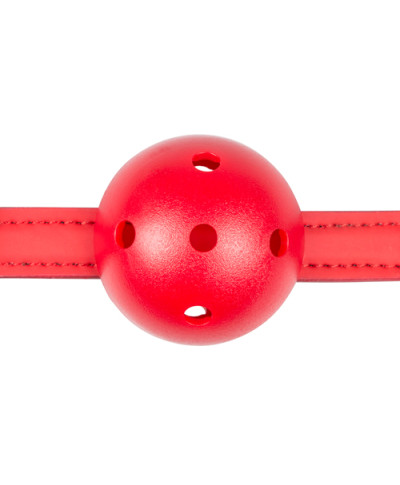 Knebel-Ball Gag With PVC Ball - Red