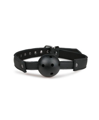 Knebel-Ball Gag With PVC Ball - Black