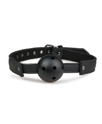 Knebel-Ball Gag With PVC Ball - Black