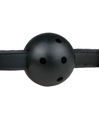 Knebel-Ball Gag With PVC Ball - Black