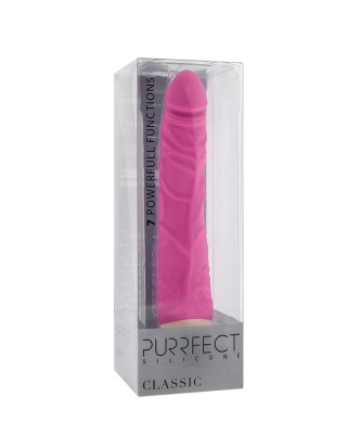 Wibrator z żyłkami główką jak penis 7trybów 21cm