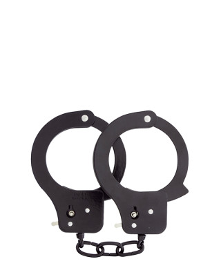 Kajdanki-BONDX METAL CUFFS - BLACK