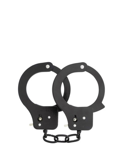 Kajdanki-BONDX METAL CUFFS - BLACK