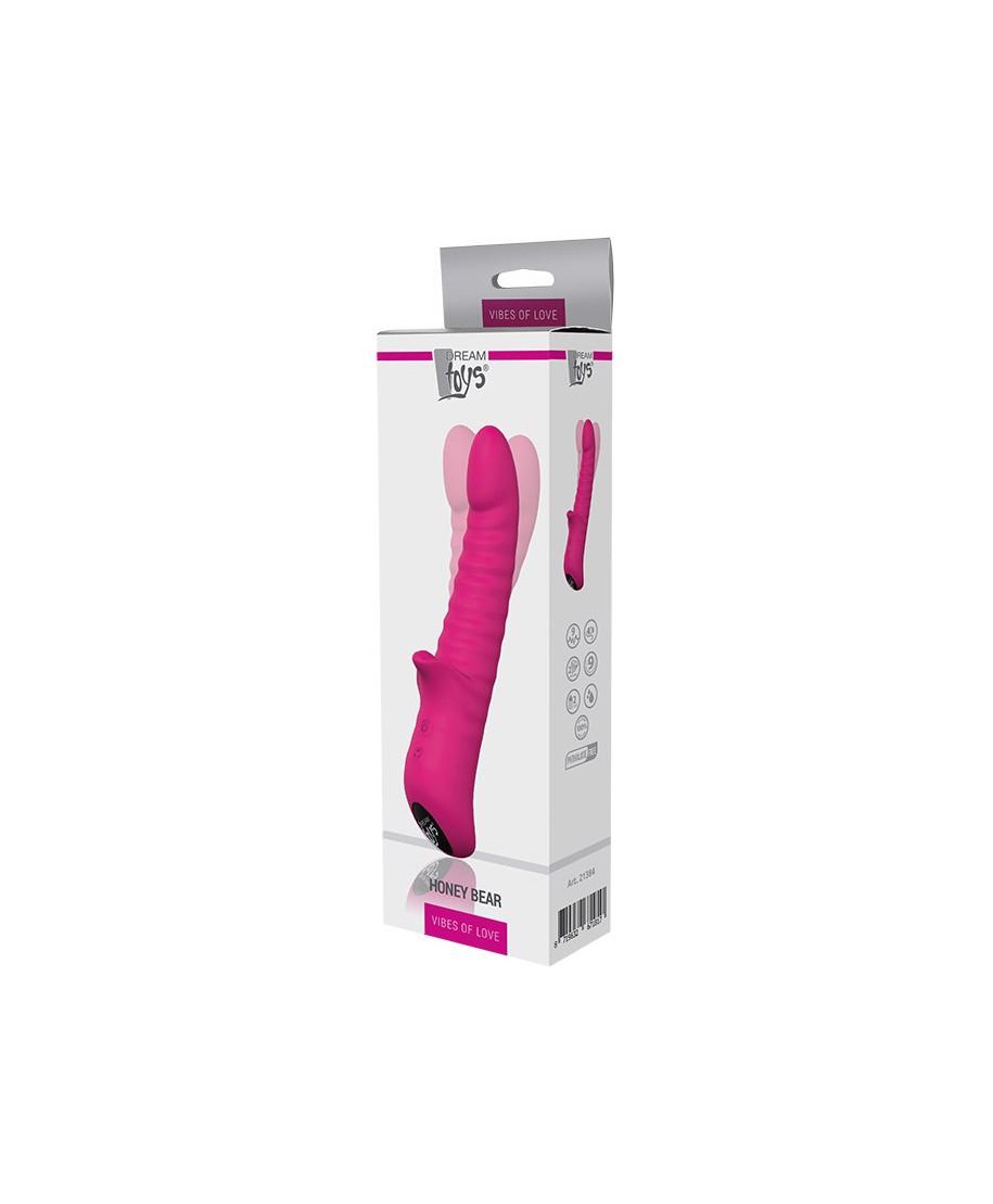 Wibrator-DREAM TOYS HONEY BEAR MAGENTA