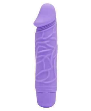 Nieduży silikonowy wibrator prawdziwy penis 15cm