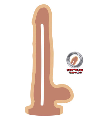 Naturalny realistyczny penis członek dildo 17cm