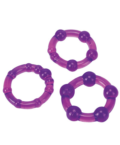 Pierścień-ULTRA SOFT STRETCHY PRO RINGS PURPLE