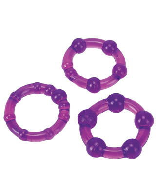 Pierścień-ULTRA SOFT STRETCHY PRO RINGS PURPLE