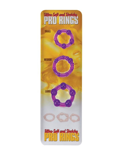 Pierścień-ULTRA SOFT STRETCHY PRO RINGS PURPLE