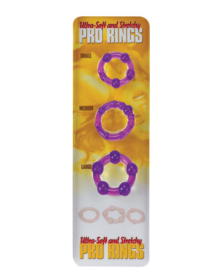 Pierścień-ULTRA SOFT STRETCHY PRO RINGS PURPLE