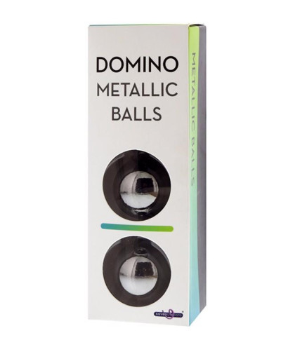 Kulki-DOMINO METALLIC BALLS -CHROME BLACK