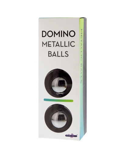 Kulki-DOMINO METALLIC BALLS -CHROME BLACK