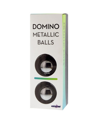 Kulki-DOMINO METALLIC BALLS -CHROME BLACK