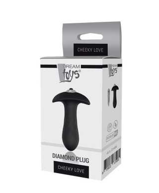 Korek analny unisex wibrująca zatyczka buttplug