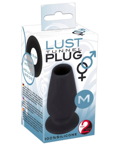 Otwarty korek analny plug tunel sex zatyczka 10cm