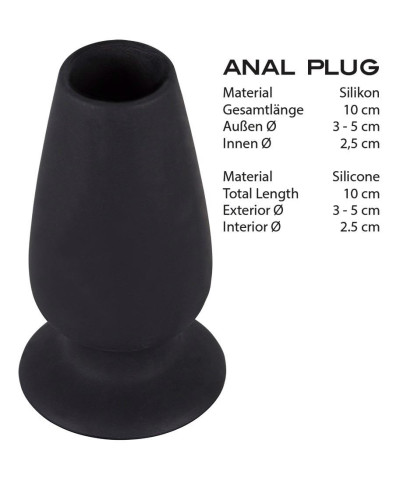 Otwarty korek analny plug tunel sex zatyczka 10cm