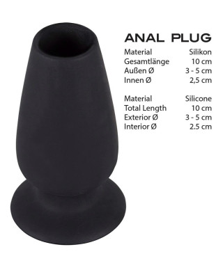 Otwarty korek analny plug tunel sex zatyczka 10cm