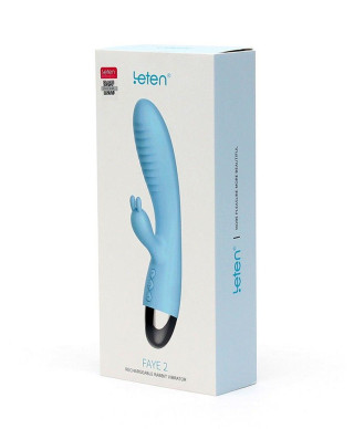 Wibrator-VIBRATORE RABBIT LETEN FAYE 2 TURQUOISE