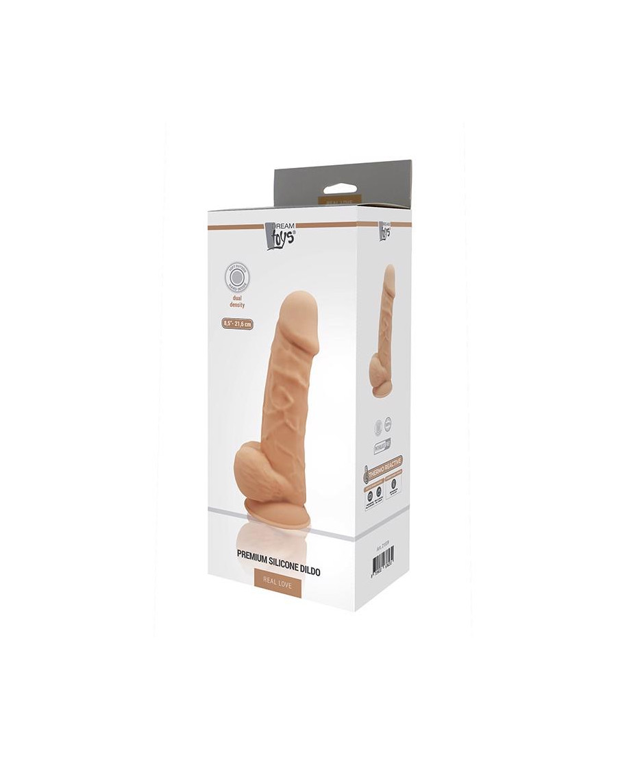 Dildo-dream toys real love dildo 85inch flesh