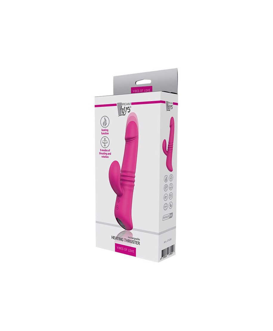 Wibrator-DREAM TOYS HEATING THRUSTER PINK