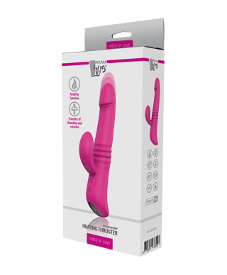 Wibrator-DREAM TOYS HEATING THRUSTER PINK