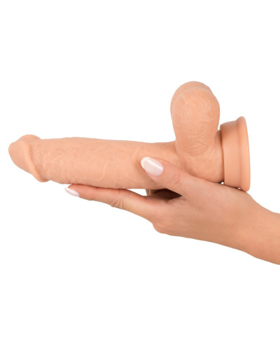 Wibrator penis przyssawka rotacja 21cm 10 trybów