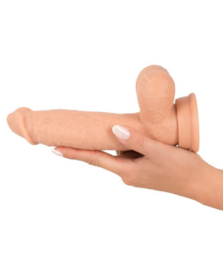 Wibrator penis przyssawka rotacja 21cm 10 trybów