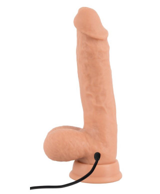 Wibrator penis przyssawka rotacja 21cm 10 trybów