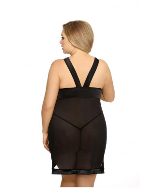 Samara black chemise XL czarna halka