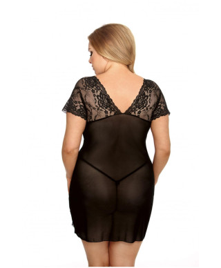 Marina black chemise XL czarna halka