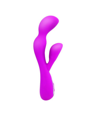 Wibrator z masażerem łechtaczki gspot 19cm 10 tryb