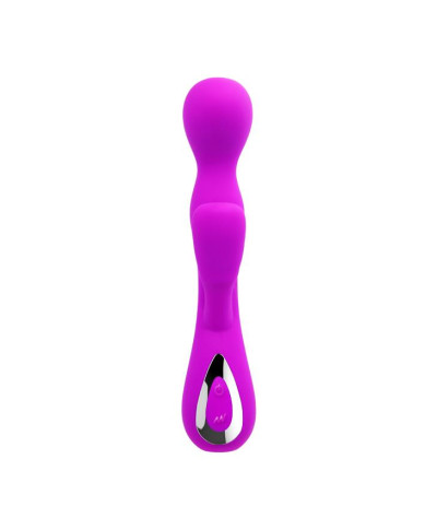 Wibrator z masażerem łechtaczki gspot 19cm 10 tryb